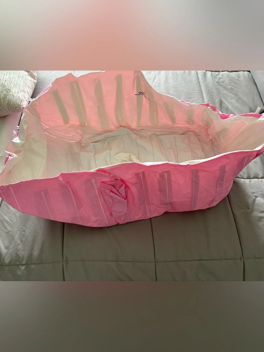 Pink Inflatable Baby Bath